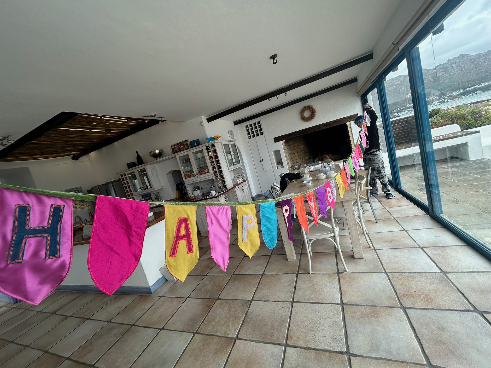 Pastel birthday bunting