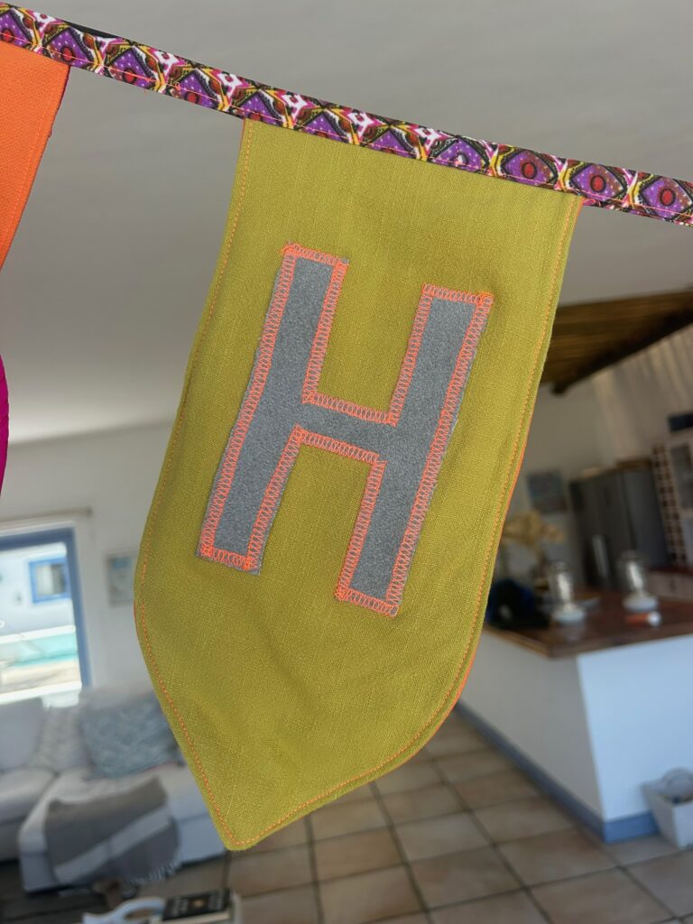 Wall Flag · Letter H