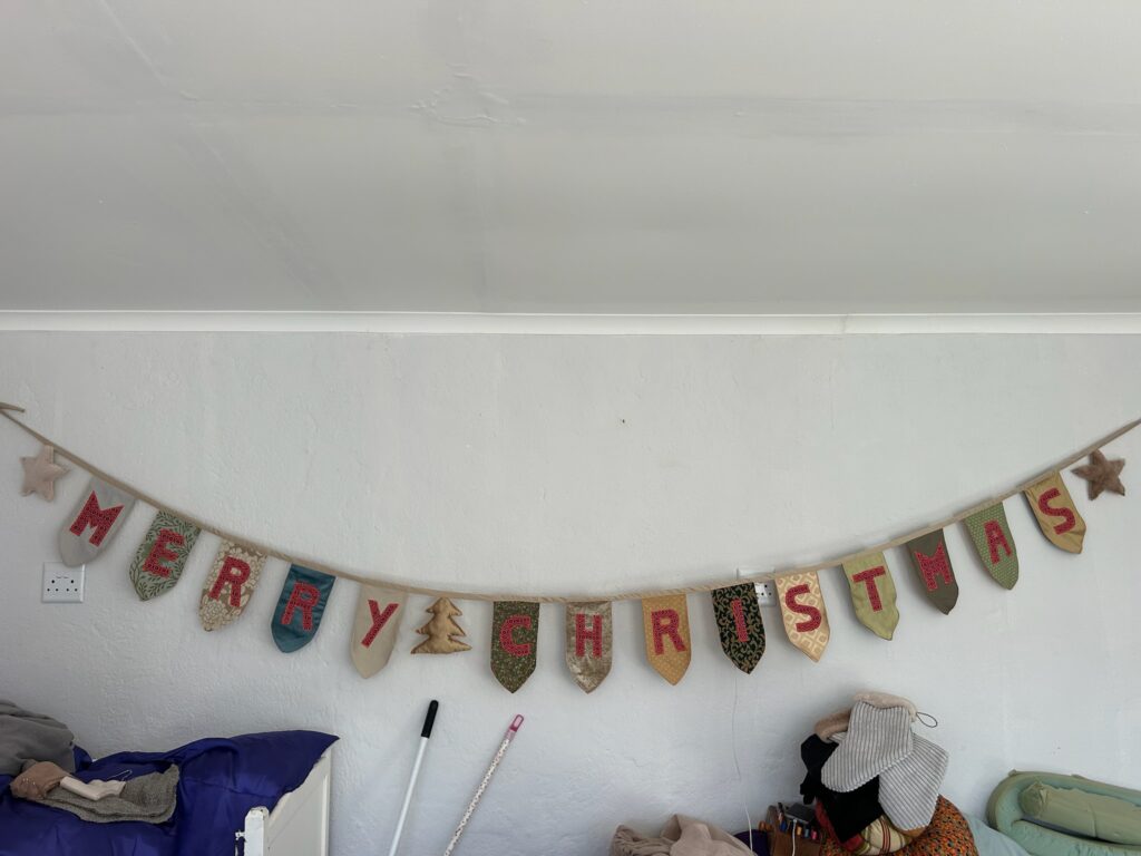 Merry Christmas Bunting